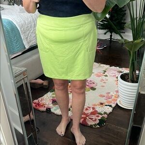 Lime Green Women's Skirt